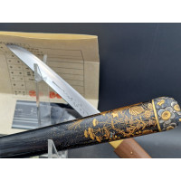 Art du Japon SUPERBE  TANTO  JAPON  HIZEN KUNI TADAYOSHI  CERTIFICAT NBHK {PRODUCT_REFERENCE} - 10