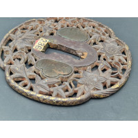 Arts & Armes du Japon TSUBA  KATANA WAKIZASHI    MOKKO GATA   en FER    JAPON 18è {PRODUCT_REFERENCE} - 4