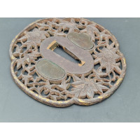 Arts & Armes du Japon TSUBA  KATANA WAKIZASHI    MOKKO GATA   en FER    JAPON 18è {PRODUCT_REFERENCE} - 6
