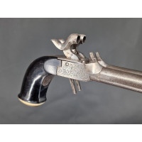 Armes de Poing PAIRE de PISTOLETS à COFFRE & BALLES FORCEES  en COFFRET  ACCESSOIRES & DAGUE vers 1850  -  BELGIQUE XIXè {PRODUC