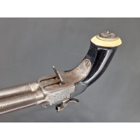 Armes de Poing PAIRE de PISTOLETS à COFFRE & BALLES FORCEES  en COFFRET  ACCESSOIRES & DAGUE vers 1850  -  BELGIQUE XIXè {PRODUC