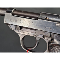 Armes Catégorie B PISTOLET  WW2   WALTHER P38   AC43   Calibre 9mm Para 9x19  -  Allemagne seconde Guerre Mondiale {PRODUCT_REFE