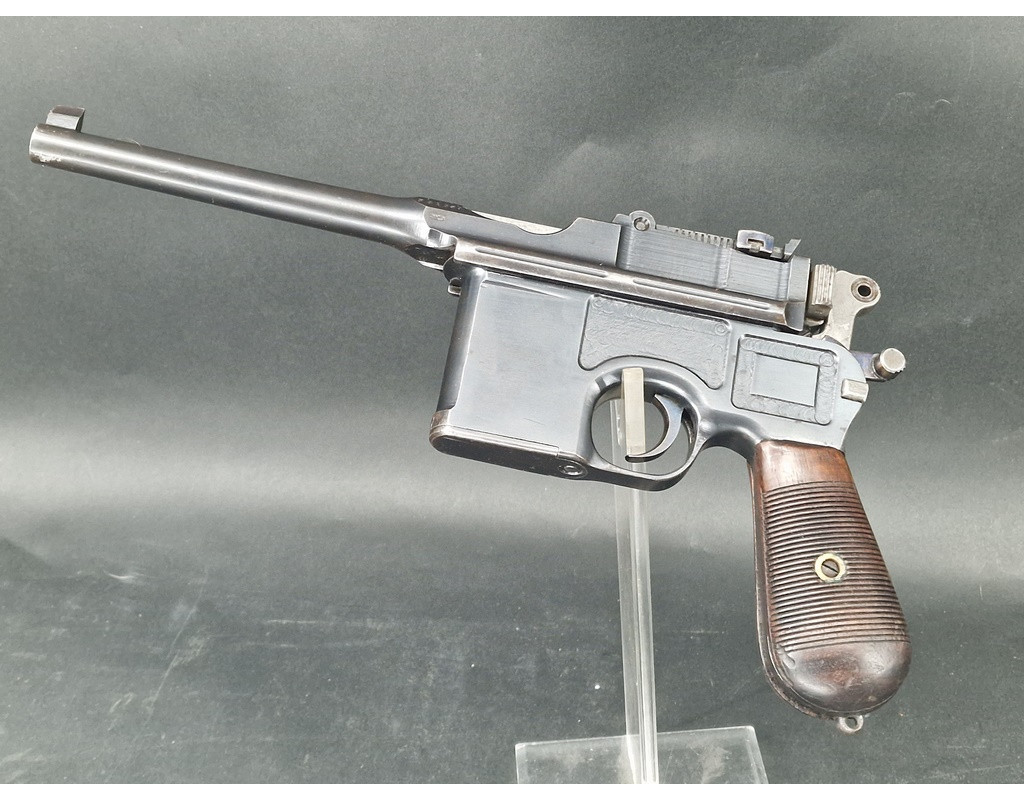 Armes Catégorie B WW1 PISTOLET MAUSER C96 Modèle 1896  Calibre 7,63 Mauser C 96 - Allemagne première Guerre Mondiale {PRODUCT_RE