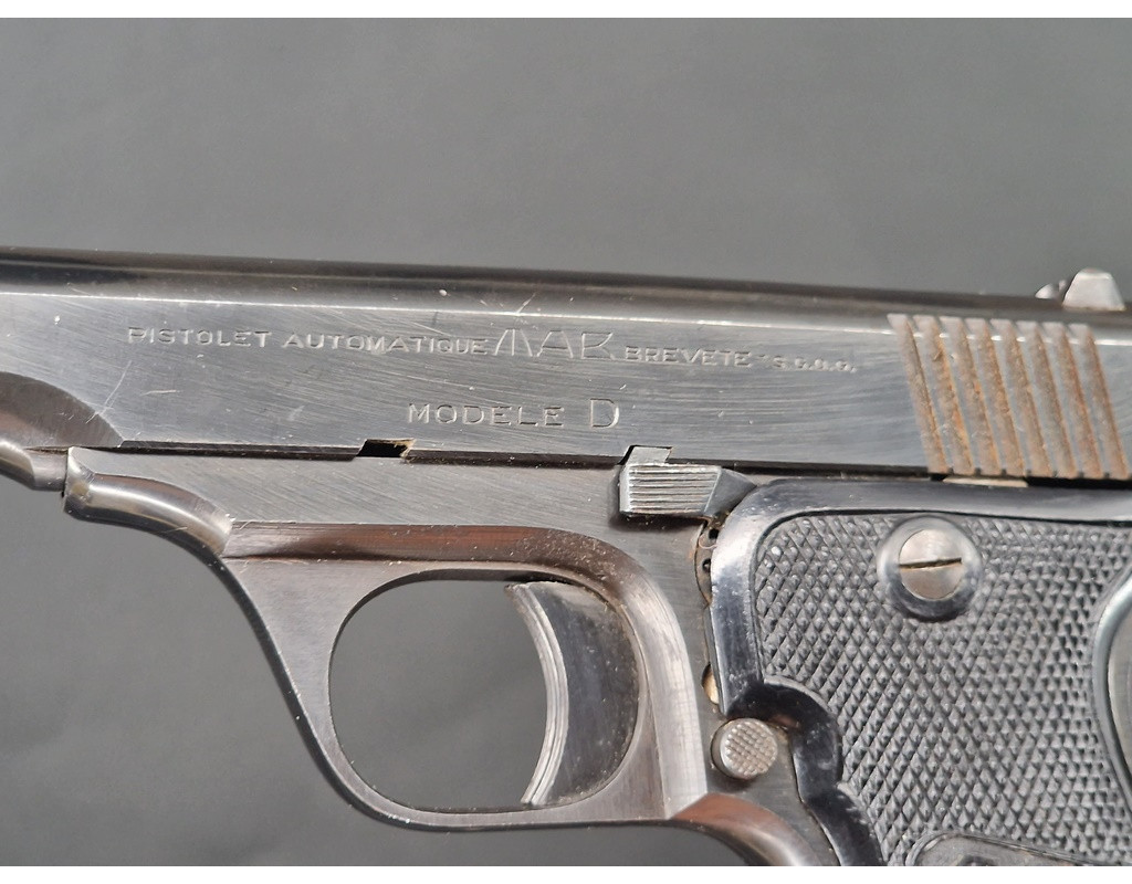 Armes Catégorie B PISTOLET MAB D CALIBRE 7,65 BROWNING FRANCE XXè {PRODUCT_REFERENCE} - 3