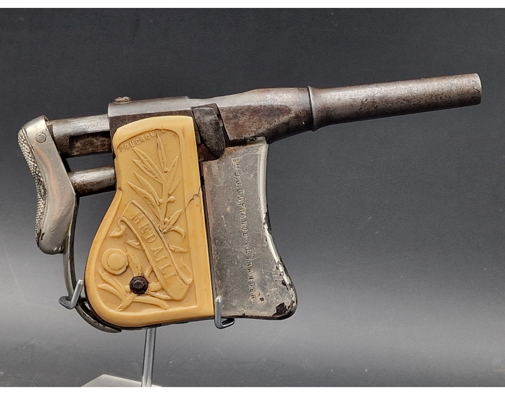 Handguns PISTOLET   LE RENOVATOR de Jacques ROUCHOUSSE 1889 Calibre 6mm  PALM PISTOL SQUEZZER {PRODUCT_REFERENCE} - 5
