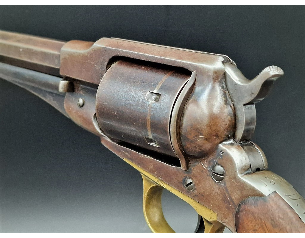 Handguns REVOLVER REMINGTON 1858   NEW MODEL ARMY  1863 CONVERSION PRIVEE CALIBRE 45LC - USA XIXè {PRODUCT_REFERENCE} - 5