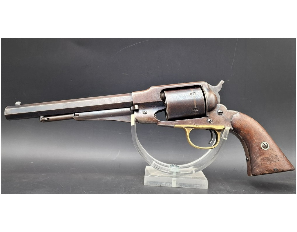 Handguns REVOLVER REMINGTON 1858   NEW MODEL ARMY  1863 CONVERSION PRIVEE CALIBRE 45LC - USA XIXè {PRODUCT_REFERENCE} - 6