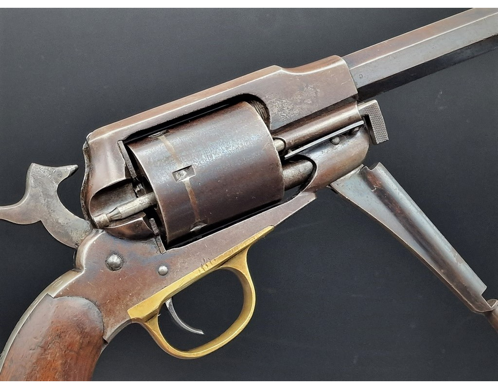 Handguns REVOLVER REMINGTON 1858   NEW MODEL ARMY  1863 CONVERSION PRIVEE CALIBRE 45LC - USA XIXè {PRODUCT_REFERENCE} - 2