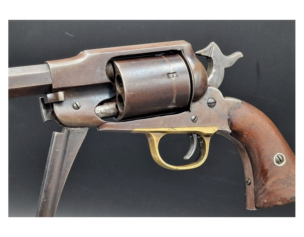 Handguns REVOLVER REMINGTON 1858   NEW MODEL ARMY  1863 CONVERSION PRIVEE CALIBRE 45LC - USA XIXè {PRODUCT_REFERENCE} - 18