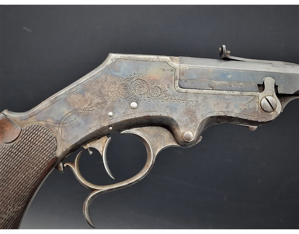 Handguns PISTOLET DE TIR à STECHER de LANGENHAN Modèle 1893  calibre 22 LR  -  Allemagne XIXè {PRODUCT_REFERENCE} - 3