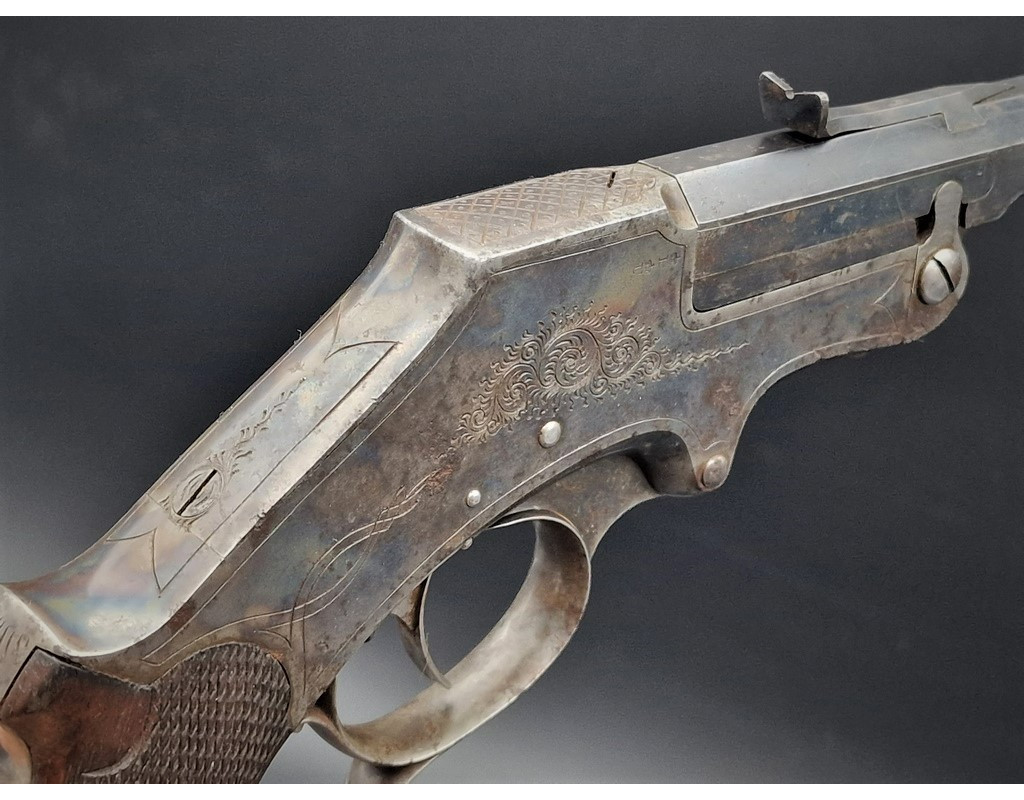 Handguns PISTOLET DE TIR à STECHER de LANGENHAN Modèle 1893  calibre 22 LR  -  Allemagne XIXè {PRODUCT_REFERENCE} - 4