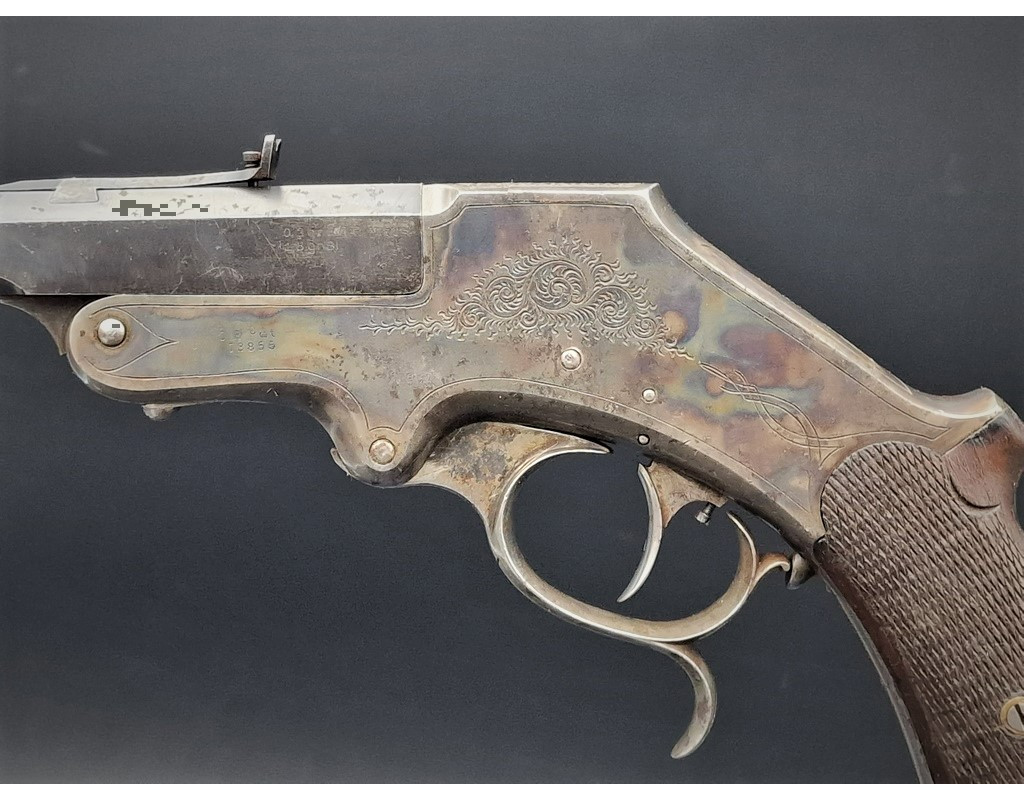 Handguns PISTOLET DE TIR à STECHER de LANGENHAN Modèle 1893  calibre 22 LR  -  Allemagne XIXè {PRODUCT_REFERENCE} - 6