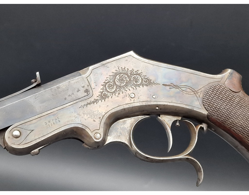 Handguns PISTOLET DE TIR à STECHER de LANGENHAN Modèle 1893  calibre 22 LR  -  Allemagne XIXè {PRODUCT_REFERENCE} - 7