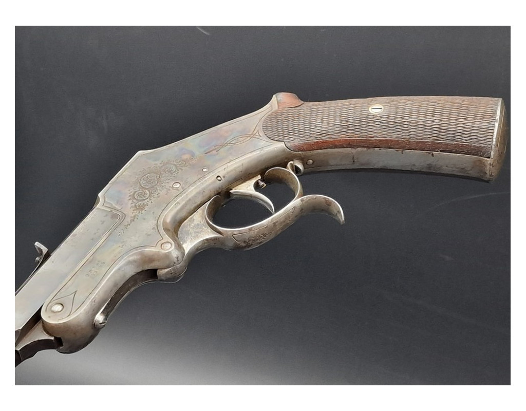 Handguns PISTOLET DE TIR à STECHER de LANGENHAN Modèle 1893  calibre 22 LR  -  Allemagne XIXè {PRODUCT_REFERENCE} - 9