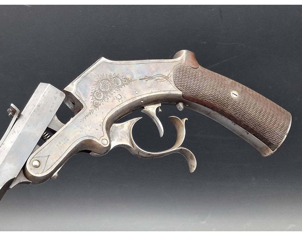 Handguns PISTOLET DE TIR à STECHER de LANGENHAN Modèle 1893  calibre 22 LR  -  Allemagne XIXè {PRODUCT_REFERENCE} - 10