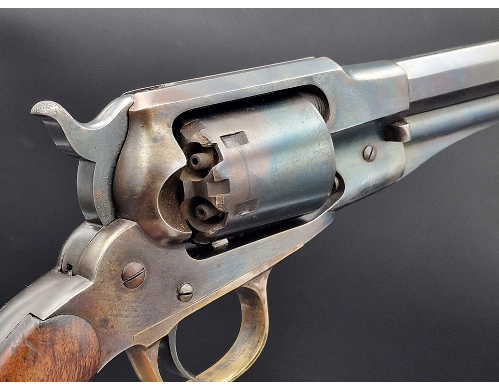 Handguns REMINGTON NEW MODEL SA BELT REVOLVER à PERCUSSION CALIBRE 36 PN  1865 à 30000Ex {PRODUCT_REFERENCE} - 2