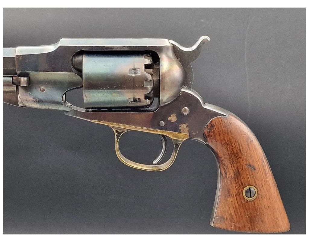 Handguns REMINGTON NEW MODEL SA BELT REVOLVER à PERCUSSION CALIBRE 36 PN  1865 à 30000Ex {PRODUCT_REFERENCE} - 8