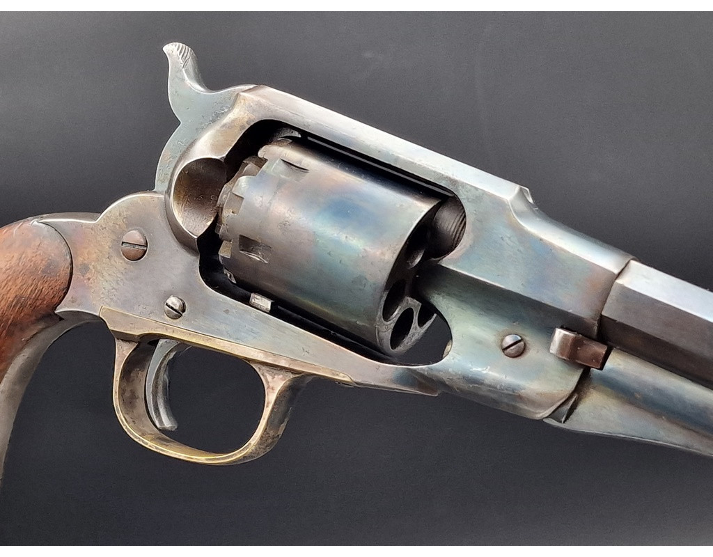 Handguns REMINGTON NEW MODEL SA BELT REVOLVER à PERCUSSION CALIBRE 36 PN  1865 à 30000Ex {PRODUCT_REFERENCE} - 12