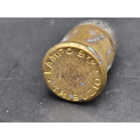 Cartouches Collection 1 MUNITION CARTOUCHE  POUDRE NOIRE  8mm PISTOLET TRIBUZIO LAMPO breveté en 1890  -  Italie 19è {PRODUCT_RE