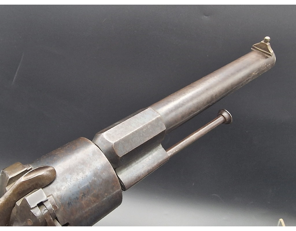 Armes de Poing REVOLVER LEFAUCHEUX Modèle 1854 Civil Calibre 12mm à Broche - France second Empire {PRODUCT_REFERENCE} - 4