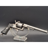 Armes de Poing REVOLVER LEFAUCHEUX BREVETE double action CALIBRE 9mm A BROCHE - Belgique XIXè {PRODUCT_REFERENCE} - 1