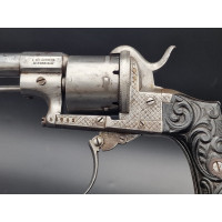 Armes de Poing REVOLVER LEFAUCHEUX BREVETE double action CALIBRE 9mm A BROCHE - Belgique XIXè {PRODUCT_REFERENCE} - 6