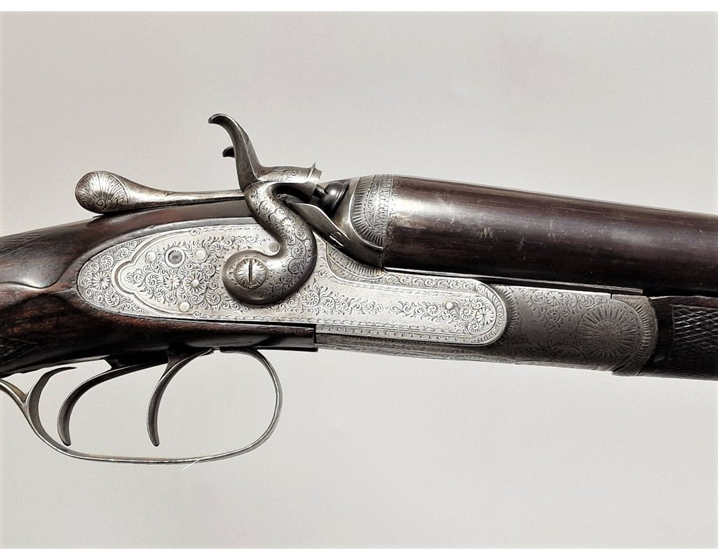Armes Longues FUSIL DE CHASSE  E.M. REILLY & C°  LONDON   CHIENS EXTERIEURS TIR AUX PIGEONS  brevet 1870  Calibre 12 / 70 - Fran