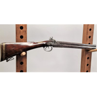 Armes Longues COURTE CARABINE MOUSQUETON DE BORD à 4 CANONS TRANSFORMATION  PERCUSSION - GB XVIIIè {PRODUCT_REFERENCE} - 1