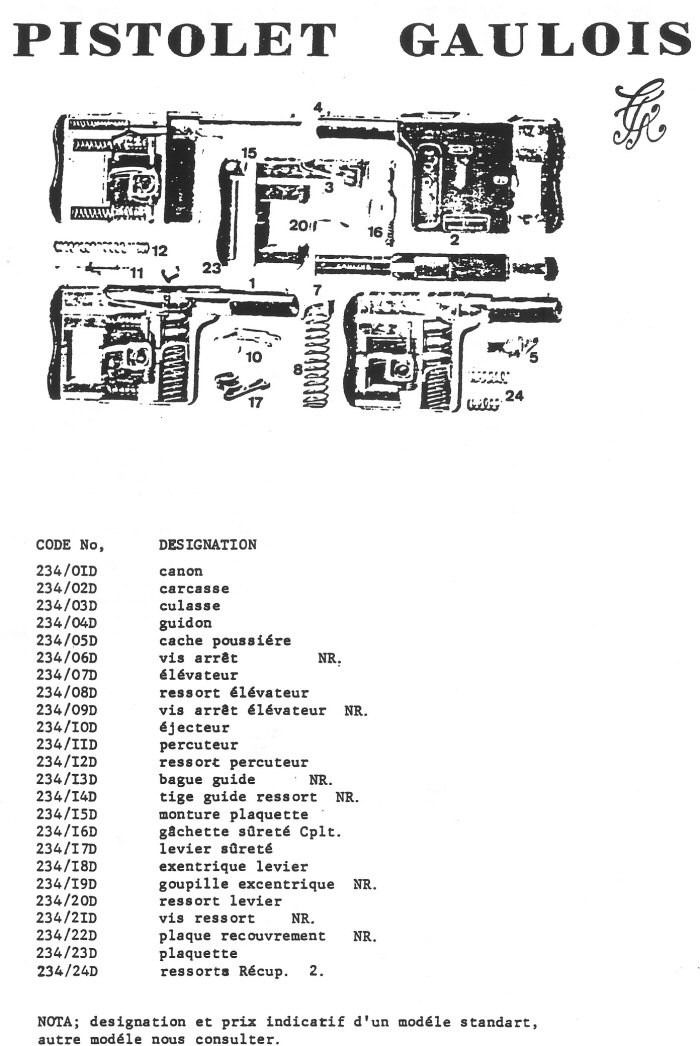 Pistolet Gaulois